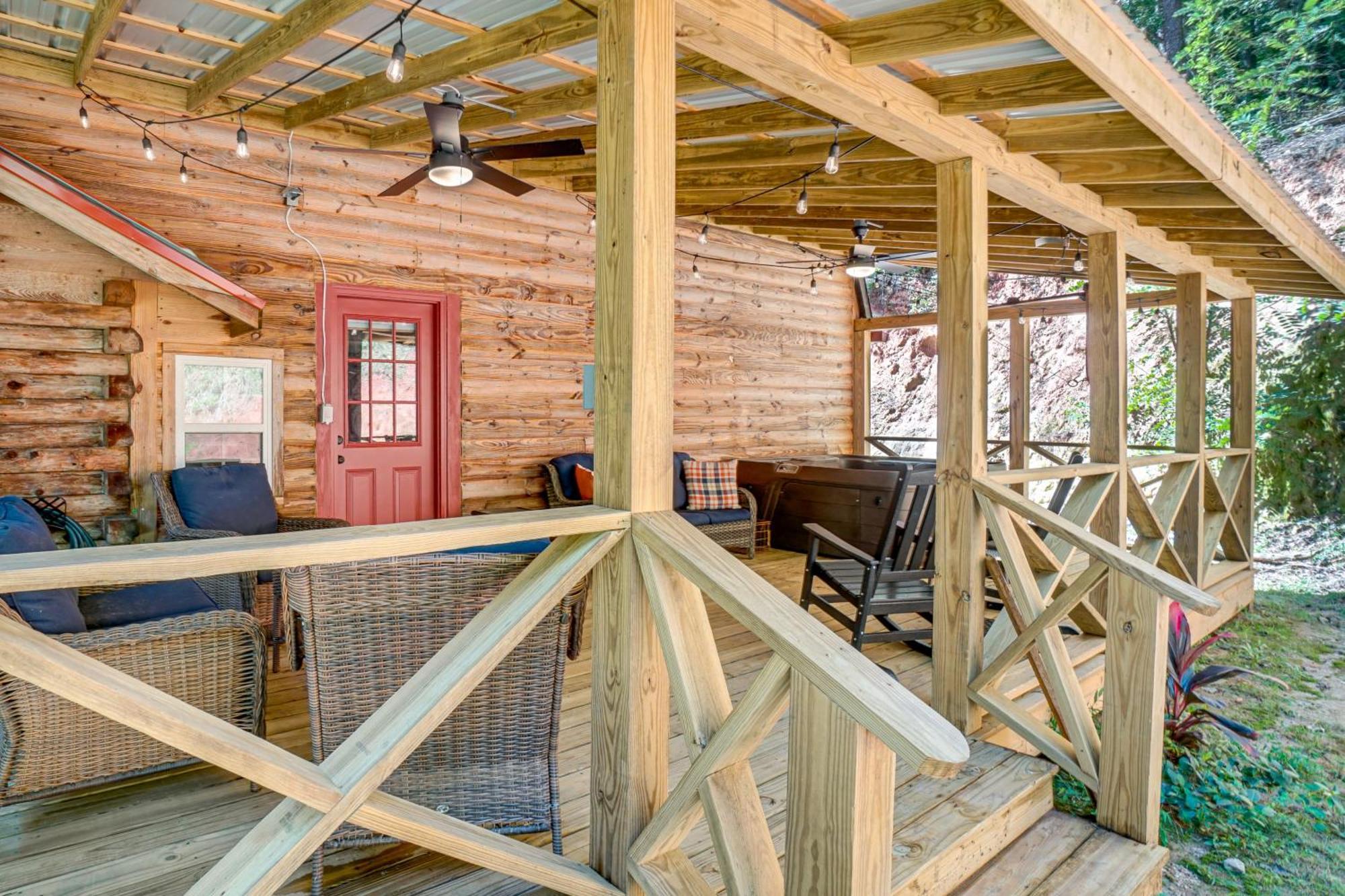 North Georgia Mtn Escape With Hot Tub And Games! Villa Sautee Nacoochee Exteriör bild